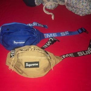 Beige supreme fanny pack✨